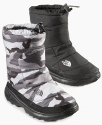 These Nuptse boots from The North Face are quite possibly the planet's warmest, most durable and most comfortable pull-on boot-suitable for everyday casual wear, inside and out.