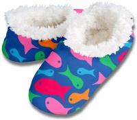 Snoozies Womens Fleece Lined Footies