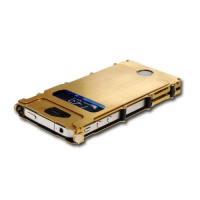 Columbia River Knife and Tool iNOX4G iNoxCase Stainless Steel iPhone 4 and 4S Gold