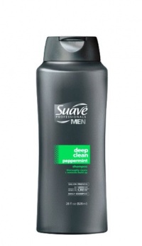 Suave Professionals Mens Shampoo, Deep Clean Peppermint, 28 Ounce