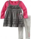 Calvin Klein Baby-Girls Infant Tunic With Legging Set