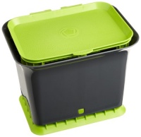 Full Circle Fresh Air Kitchen Compost Collector, Green Slate, FC11301-GS