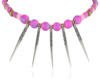 Vanessa Mooney Mars Pink Statement Necklace