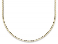 Giani Bernini 24k Gold Over Sterling Silver Necklace, Square 16 Inch Snake Chain