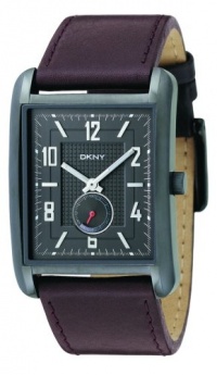 DKNY Men's Two-hand Leather Strap watch #NY1331