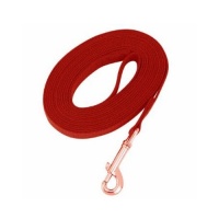 Guardian Gear 50-Feet Cotton Web Dog Training Lead, Red