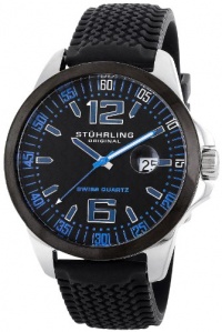 Stuhrling Original Men's 219A.332D6C51 Octane Concorso Monterey Bay Swiss Quartz Date Blue Watch