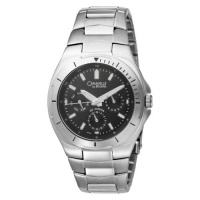 Caravelle by Bulova Men's 43C08 Bracelet Black Dial Watch