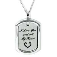 I LOVE YOU WITH ALL MY HEART - This pendant necklace (chain included) is a great gift idea a lover, wife, husband, relative boyfriend, girlfriend, fiance or friend. Romantic gift! Perfect anniversary gift idea. Love and relationship jewelry necklace! Cate