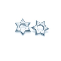 Alex Woo Mini Additions Silver Star of David Stud Earrings