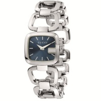 Gucci Women's YA125508 G-Gucci Small Blue Dial Steel Bracelet Watch