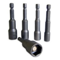 Neiko Pro-Grade 5-Piece Hex-Shank Magnetic Power Nut Setters - SAE