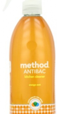 Method Antibacterial Kitchen Cleaning Spray, Orange Zest, 28 Ounce (Pack of 2)