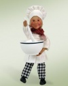 7 Kindles Batter with Mixing Bowl Baker Bendable Poseable Christmas Figure