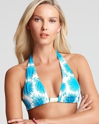 A bright floral print makes this Milly bikini top a standout addition to your mix-and-match swim wardrobe-pair it with the matching bottom and coverup for a pulled-together look.