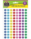 Teacher Created Resources Mini Happy Face Sparkle Stickers Valu-Pak, Multi Color (6631)