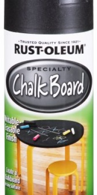 Rust-Oleum 1913830 Chalkboard Spray, Black, 11-Ounce