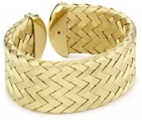 Roberto Coin Fifth Season Yellow Silver Medium Cuff Bracelet