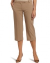 Calvin Klein Women's Cropped Trouser, Flax, 4