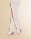 Stretchy knit cotton tights are extra thick and opaque to keep little legs cozy and warm.Elastic waistbandRubber logo feet for extra traction80% cotton/17% nylon/3% spandexMachine washImported