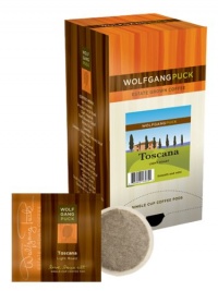 Wolfgang Puck Coffee Toscana Pods, 18-Count Pods (Pack of 3)