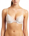 On Gossamer Women's Layered Luxe Lightly Lined Plunge Bra, Champagne/Pina Colada, 32B