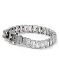 Michael Kors Silver Crystals Tennis Bracelet