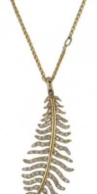 Mizuki 14k Diamond Quill Necklace On Adjustable Wheat Chain, 26