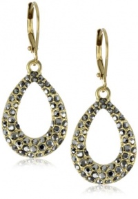 Kenneth Cole New York Gold Pave Oval Drop Earring