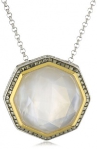 Judith Jack Octagon Sterling Silver and Marcasite Octagon Pendant Necklace