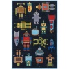 Lil' Momeni Whimsy Outer Space Collection Kids Area Rug Size - 5 x 7 ft.