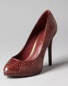 These Lauren Ralph Lauren platform pumps are high on style in the cutting-edge classic way that made the brand famous.