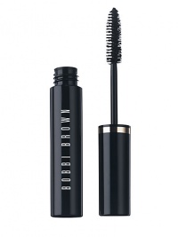 Introducing a new way to enhance lashes. This do-it-all mascara defines, curls and lengthens lashes without smudging, clumping or flaking. Water-resistant, buildable formula creates natural to dramatic looks depending no how many coats are applied. The patented brush coasts individual lashes evenly. Safe for contact lens wearers. Ophthalmologist tested. .22 oz. 