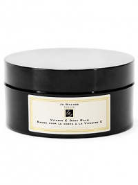 Vitamin E Body Balm, a luxurious, nourishing body balm, with protective Vitamin E, is the perfect concentrated, moisturizer for the body. Immediately soothing and hydrating, this rich cream is deeply conditioning for the skin. Instantly soothing any dryness, the balm is quickly absorbed; softening, replenishing and restoring the skin. You will enjoy long-lasting effect of this sumptuous balm, as skin feels smooth and comforted all day long. 6.5 oz. 