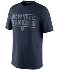 Root, root, root for your favorite team with this New York Yankees t-shirt from Nike.