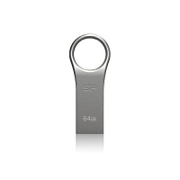 Silicon Power Firma ZN 32GB USB 2.0 Flash Drive, Silver Gray (SP032GBUF2F80V1S)