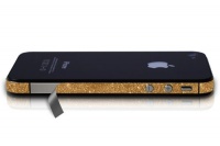 Verizon iPhone 4 Sparkling Vinyl Antenna Wrap - Sparkling Gold