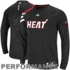 Adidas Miami Heat On-Court Long Sleeve Shooting Shirt