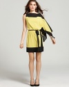 Robert Rodriguez Dress - Color Blocked One Sleeve