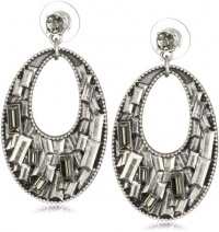 Rachel Leigh Silver Plated Mosaic Teardrop Earrings