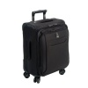 Delsey Luggage Helium X'pert Lite Personal Ultra Light 4 Wheel Spinner Tote, Black, 18 Inch