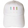 Aqua Pink n Green Dress Forms - Adult Baseball Cap