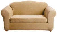 Sure Fit Stretch Royal Diamond 2-Piece Sofa Slipcover, Gold