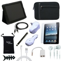 DigitalsOnDemand ® 12-Item Accessory Bundle for Apple iPad 4 With Retina Display 16GB, 32GB, 64GB Tablet