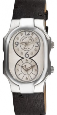 Philip Stein Women's 1WDNWOB Ostrich Strap Watch