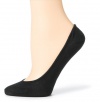 HUE Women's Hidden Cotton Liners, Black, Small/Medium