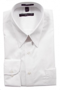 Geoffrey Beene Fitted Dress Shirt White (Point Collar)