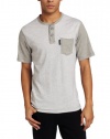 ecko unltd. Men's Feeder Stripe Short Sleeve Henley