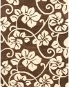 Safavieh Soho Collection SOH829A Handmade Brown and Ivory New Zealand Wool Area Rug, 5-Feet by 8-Feet