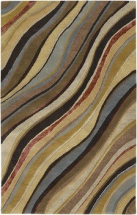 Surya ART-229 Artist Studio Mushroom 3-Feet 3-Inch by 5-Feet 3-Inch Area Rug